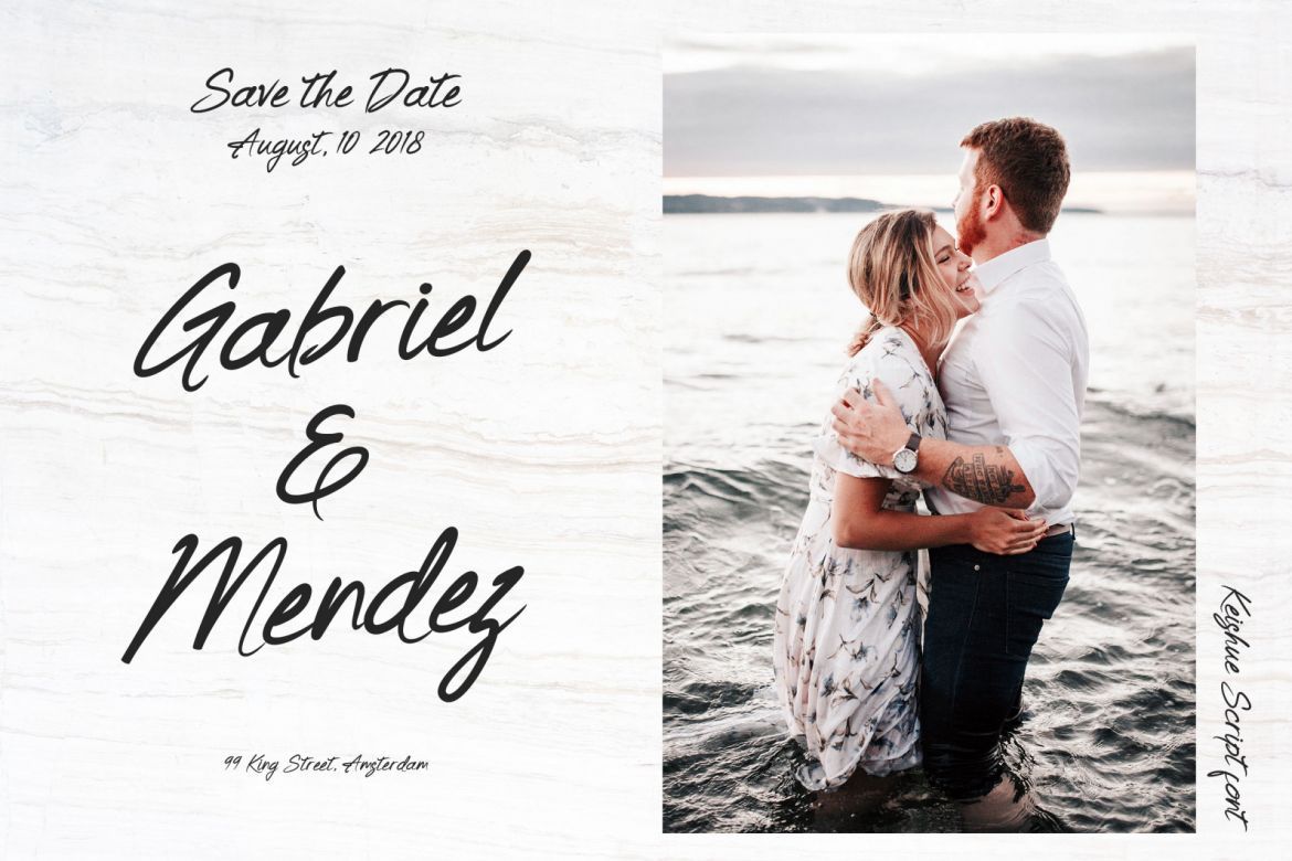 Keishue - Script Font - view 3