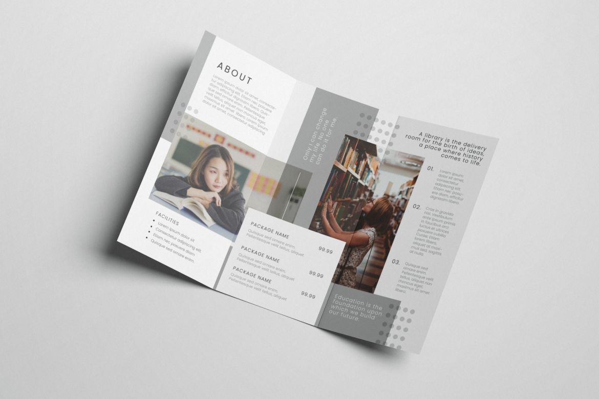 Creative Education AI and PSD Trifold Brochure - view 3