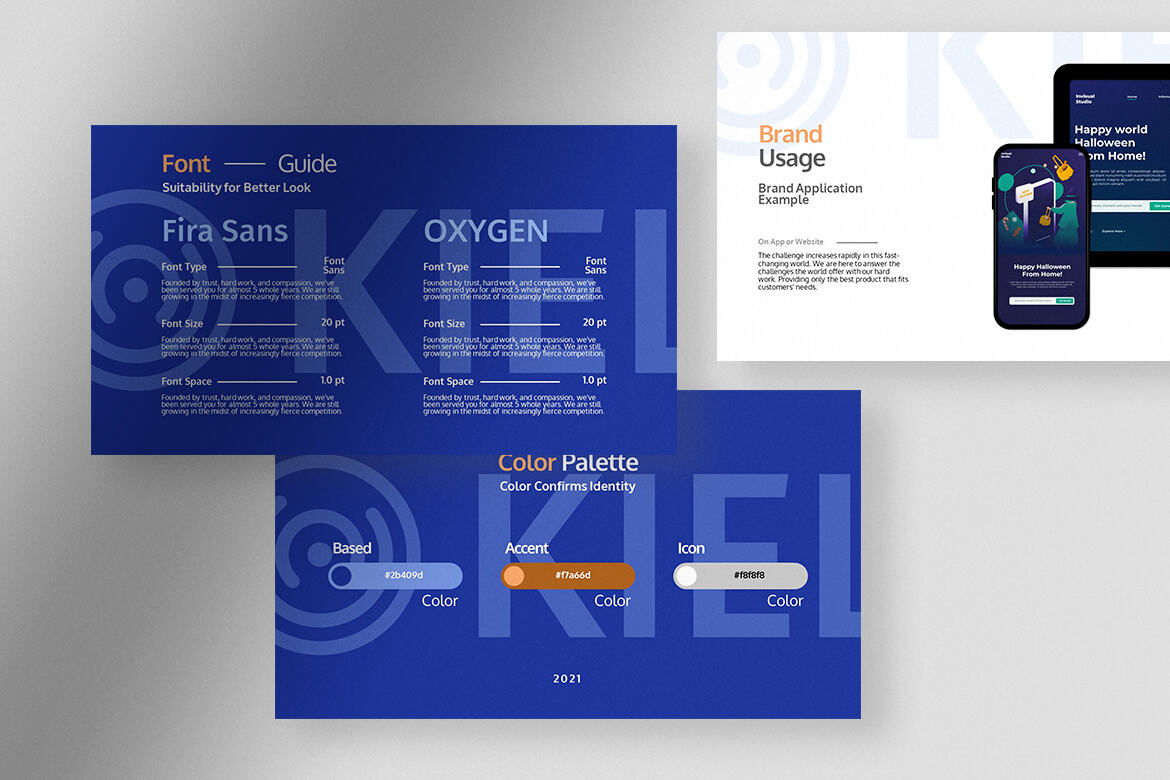 Kiel - Elegant Brand Guideline Presentation - view 4
