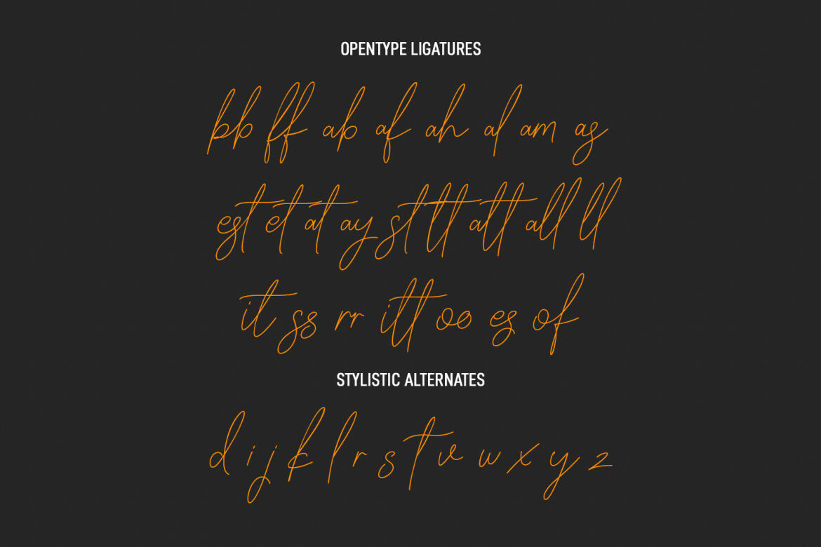 Farloxy Signature - FREE Script Font - view 9