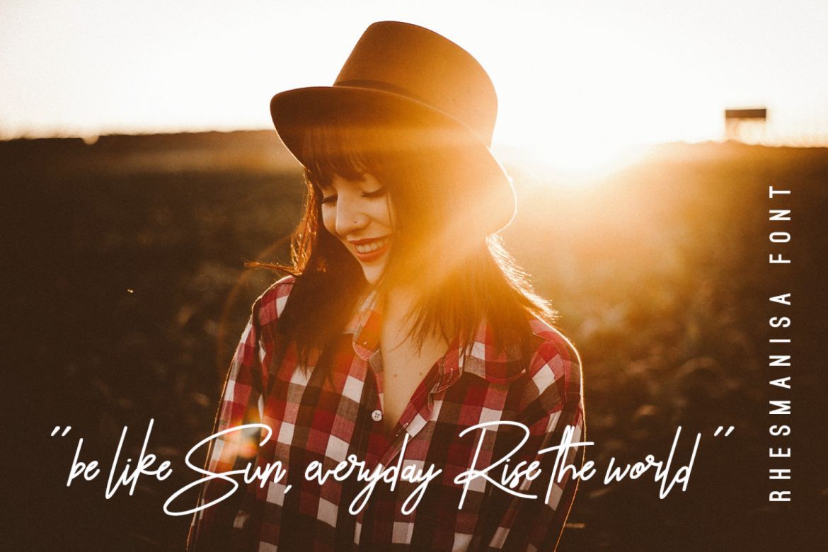 Rhesmanisa - Signature Font - view 5