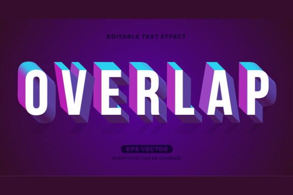 Overlap - FREE Editable Text Effect