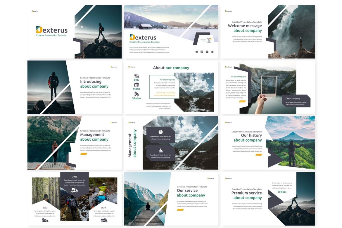 Dexterus - FREE PowerPoint Template alternate
