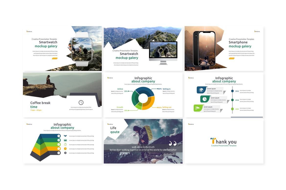 Dexterus - FREE PowerPoint Template - view 4