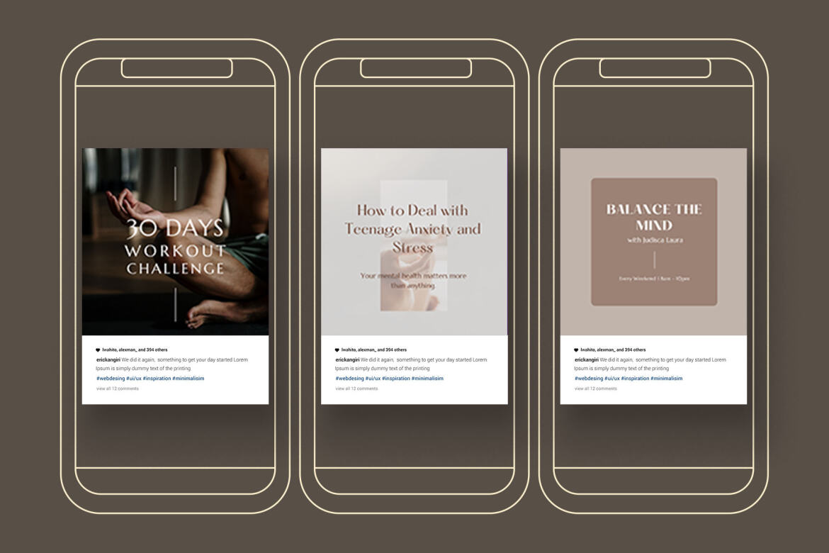Yoga Exercise Puzzle Instagram | Free CANVA Template - view 5