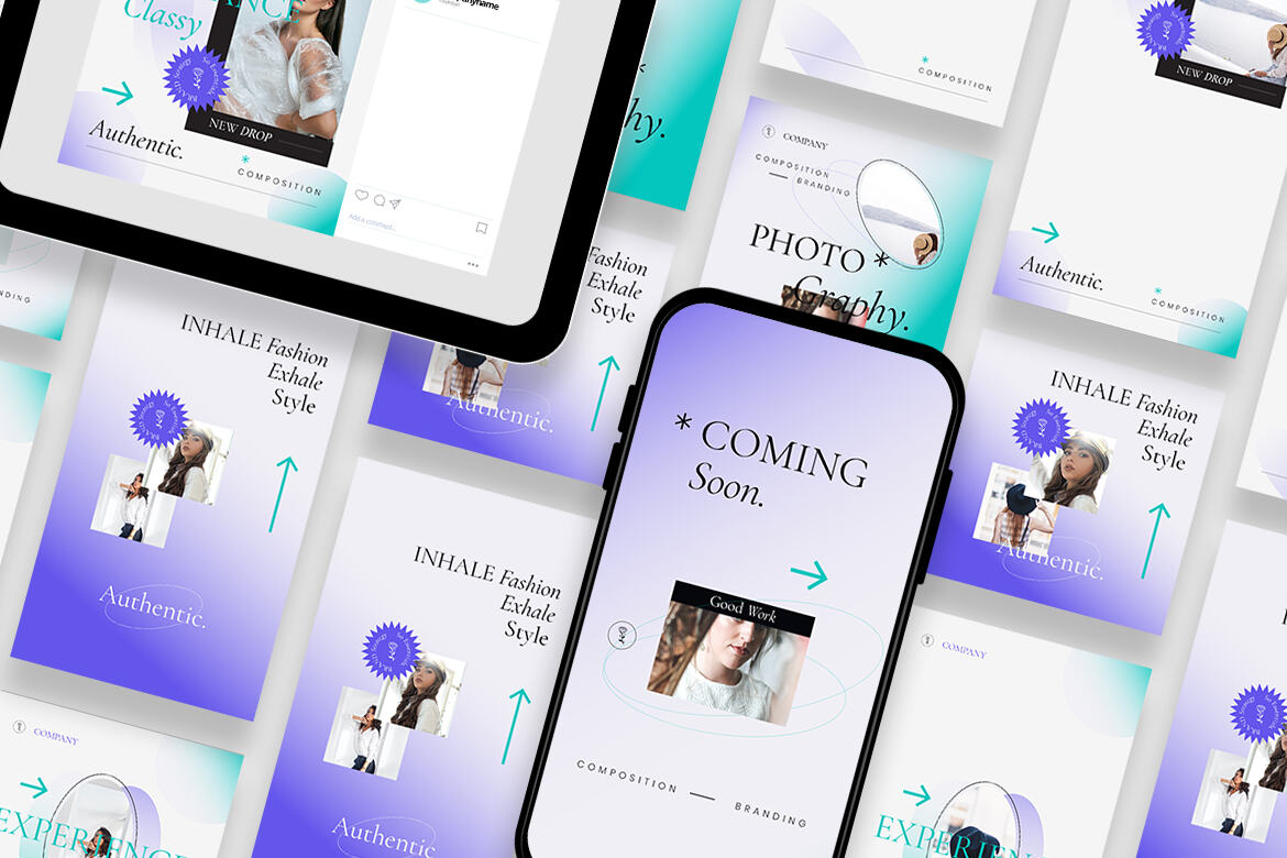 Sparkling Gradient Fashion Instagram alternate