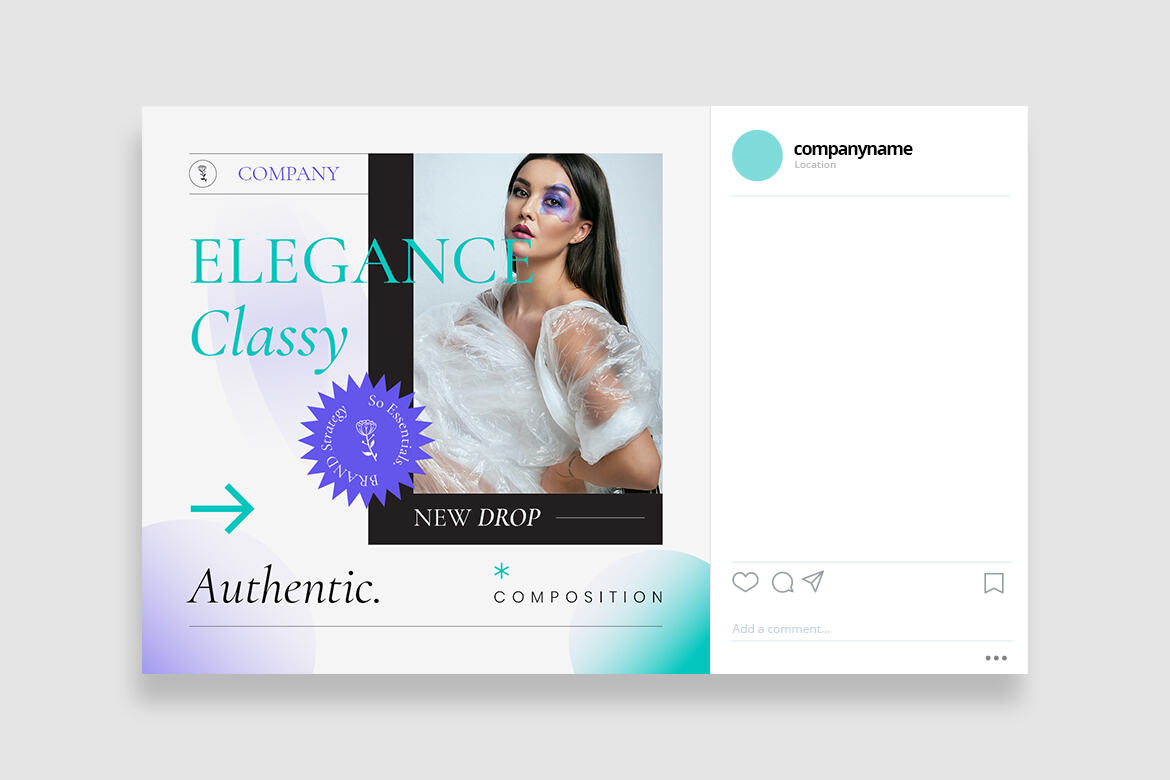 Sparkling Gradient Fashion Instagram - view 5