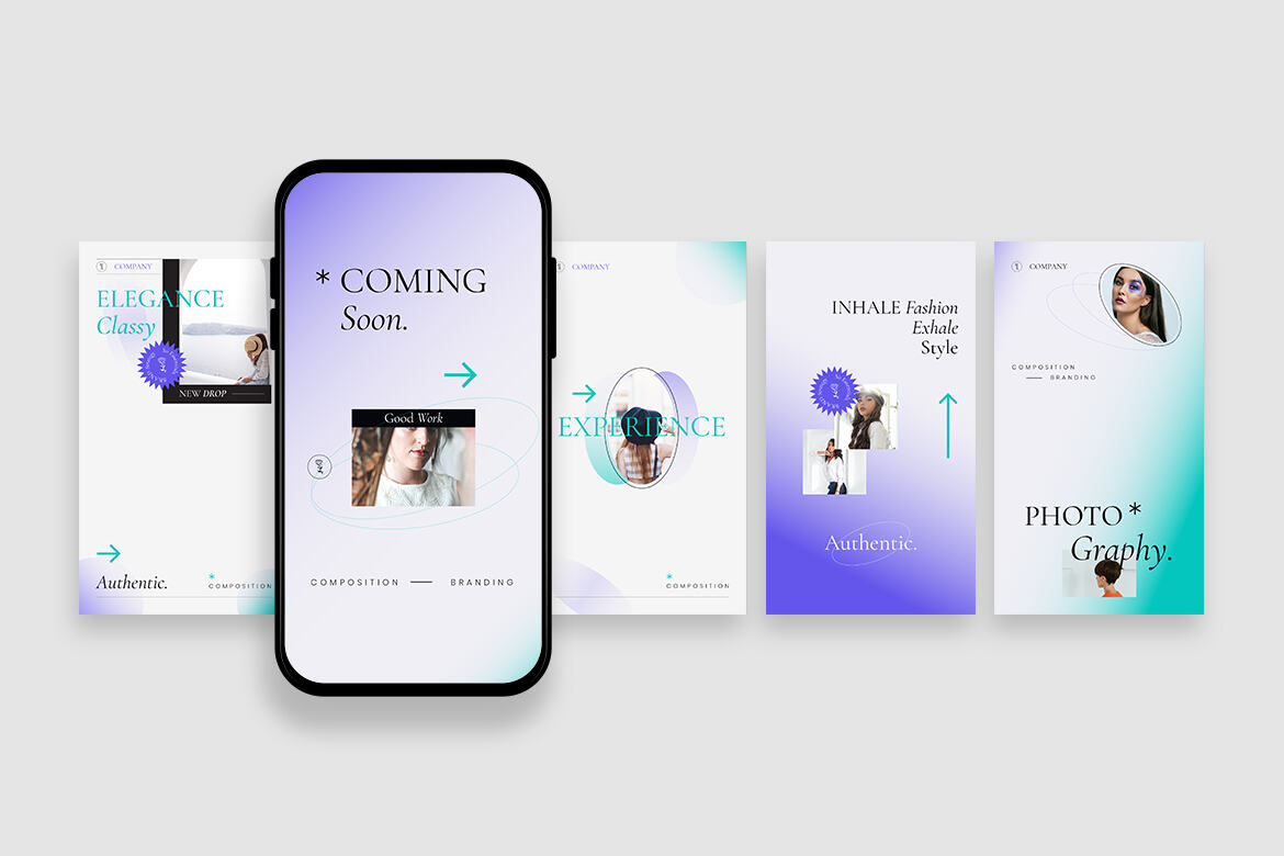 Sparkling Gradient Fashion Instagram - view 4