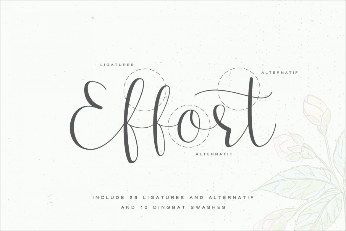 Effort - Calligraphy Font