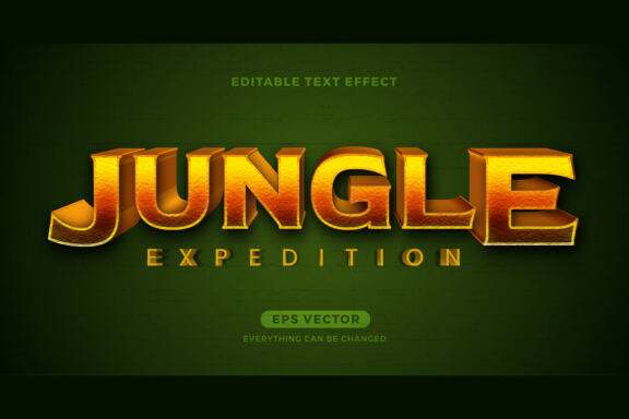 Jungle Expedition - FREE Editable Text Effect