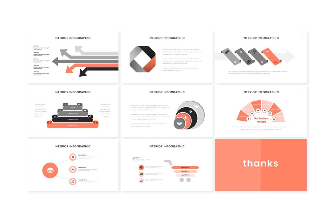 Interior Power Point FREE Template - view 4