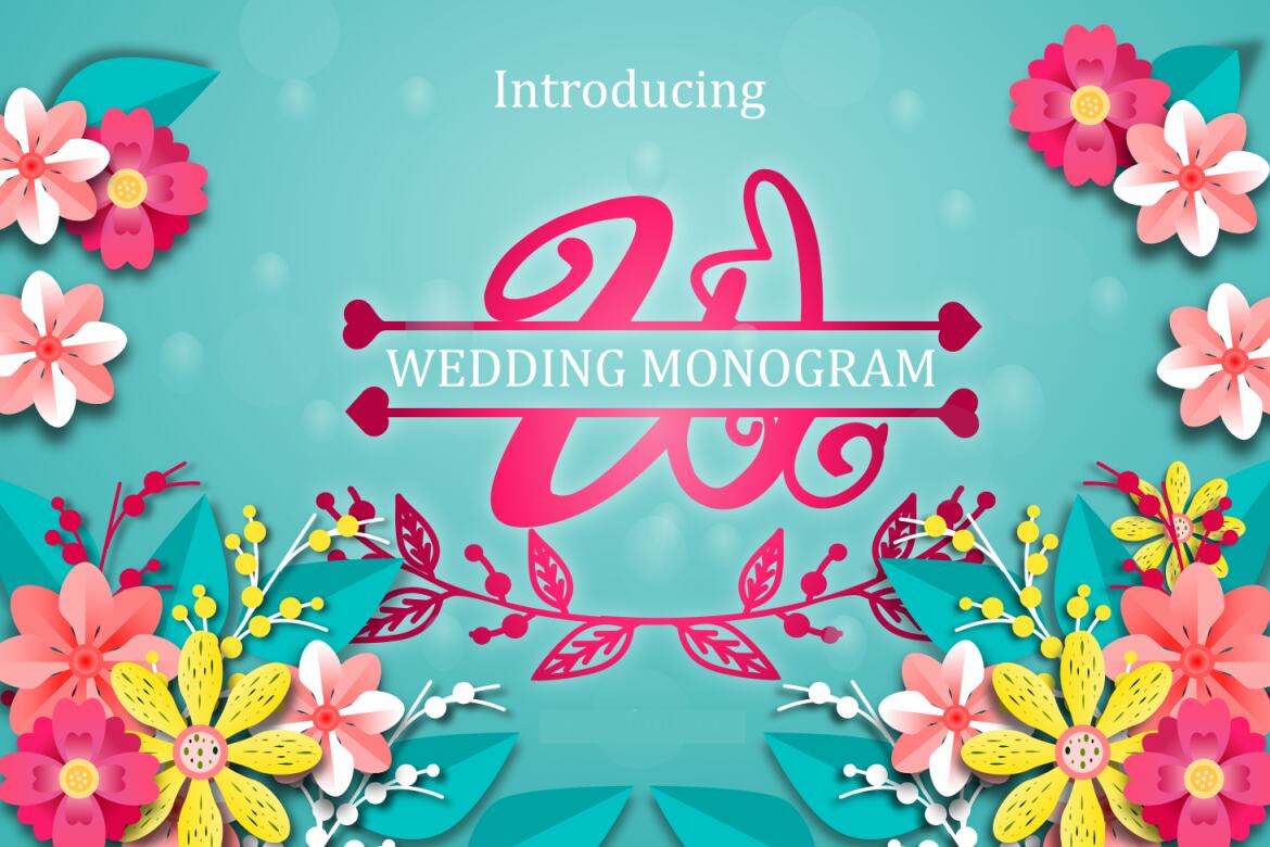 Wedding Monogram - Free Font - view 3