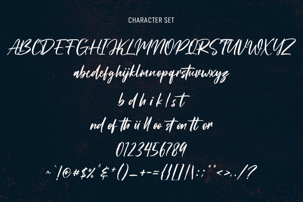 Roxfranks Brush Script FREE Font - view 8