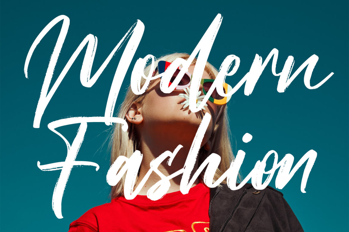 Roxfranks Brush Script FREE Font - view 10