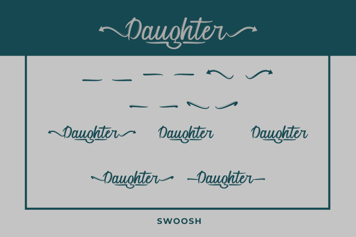 Daughter - FREE Font - view 7