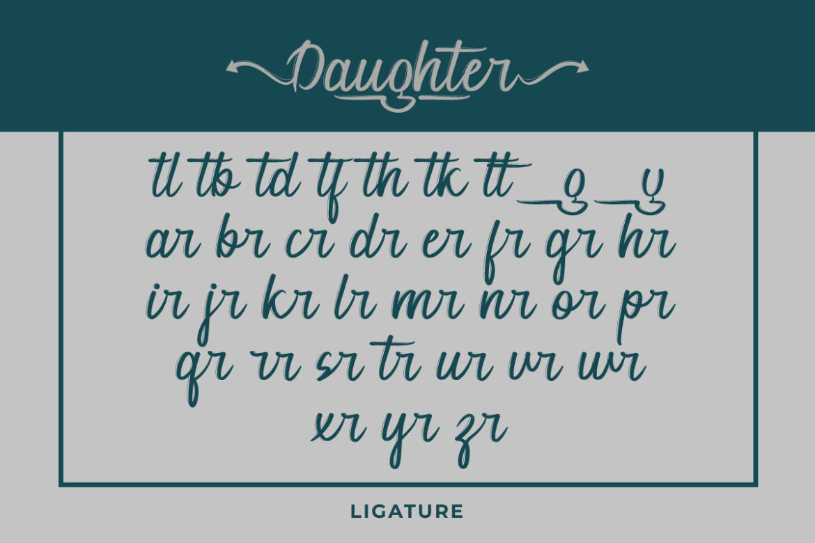 Daughter - FREE Font - view 5