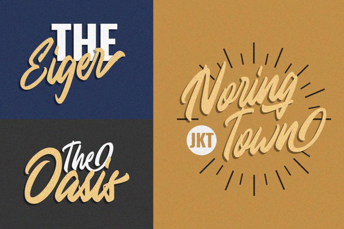 Modster Script + Shadow  - view 5