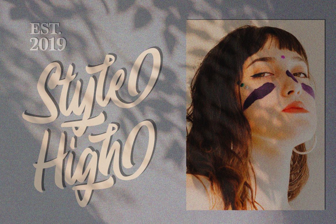 Modster Script + Shadow  - view 8