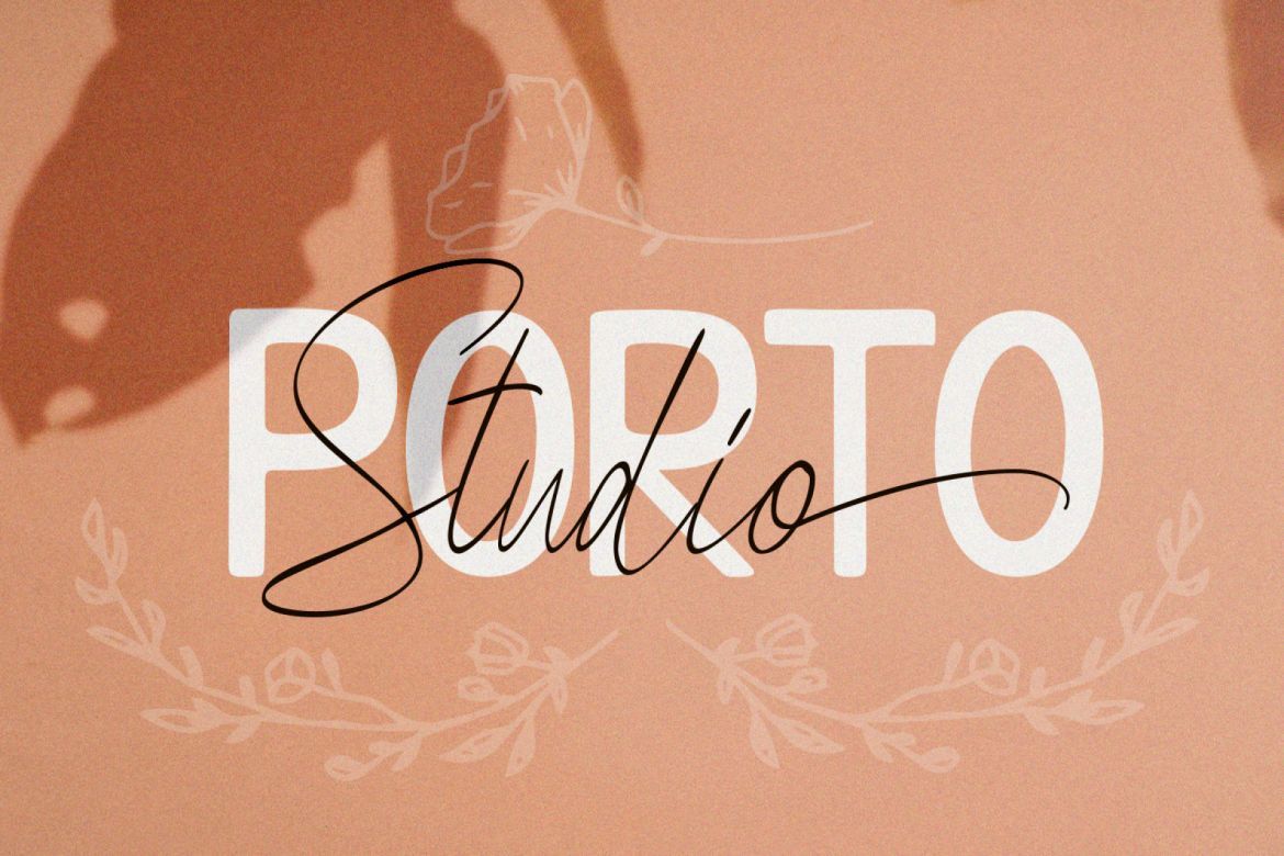 Qorallee Woodrow Font Duo + Bonus alt