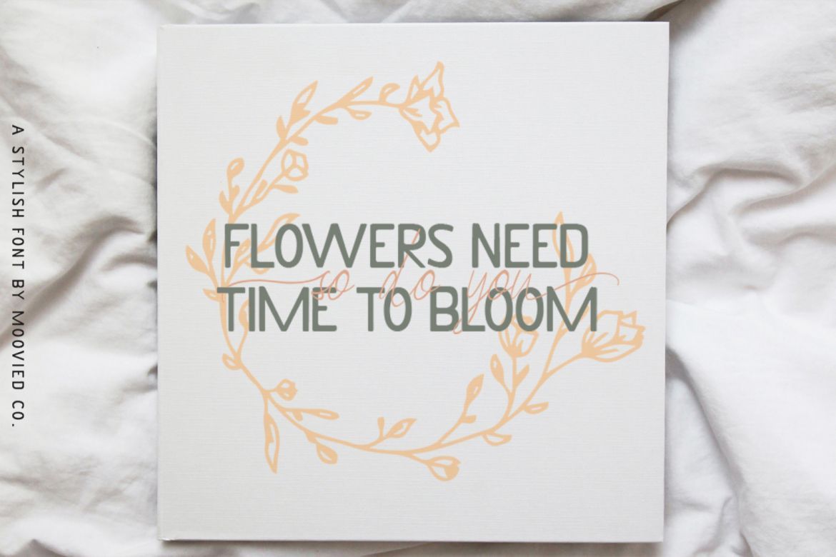 Qorallee Woodrow Font Duo + Bonus - view 6