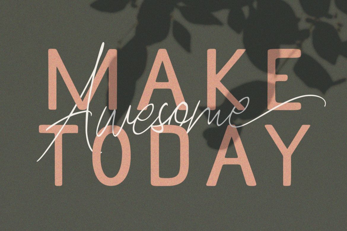 Qorallee Woodrow Font Duo + Bonus - view 7