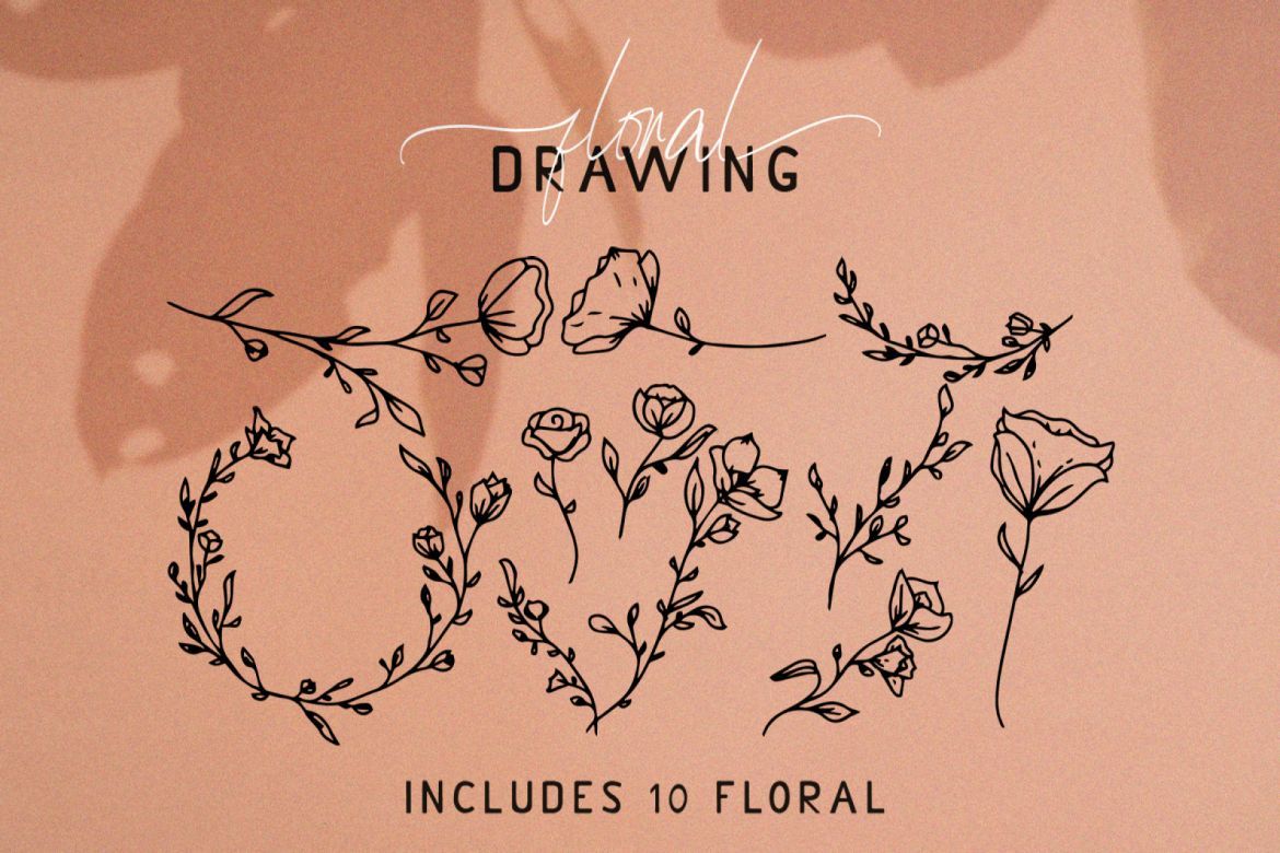 Qorallee Woodrow Font Duo + Bonus - view 8