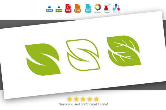 Letter S Leafs - Free Logo