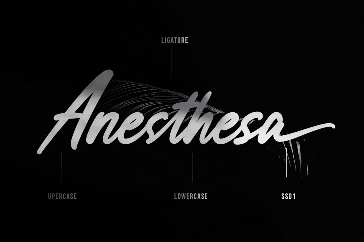 Anesthesa Handcrafted FREE Script Font - view 6