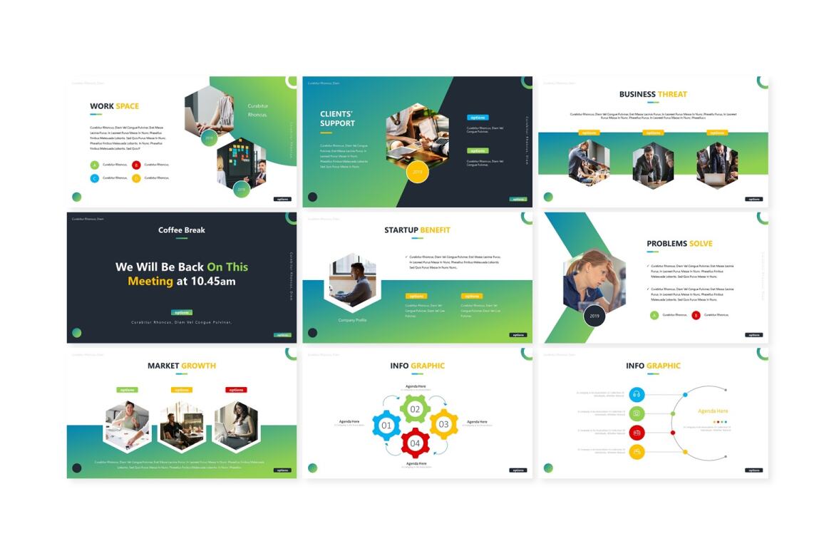 Start Up FREE Power Point Template - view 3