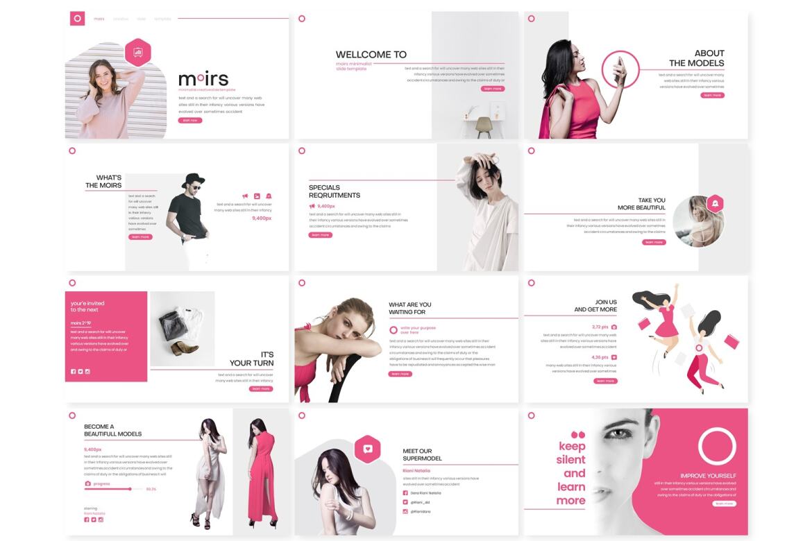 Moirs Google Slide FREE Template alternate