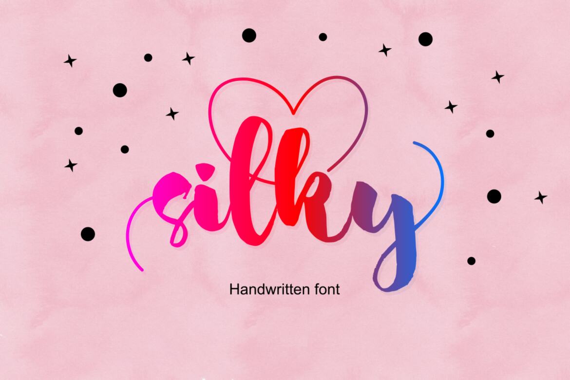 Silky - Free Brush Script alternate