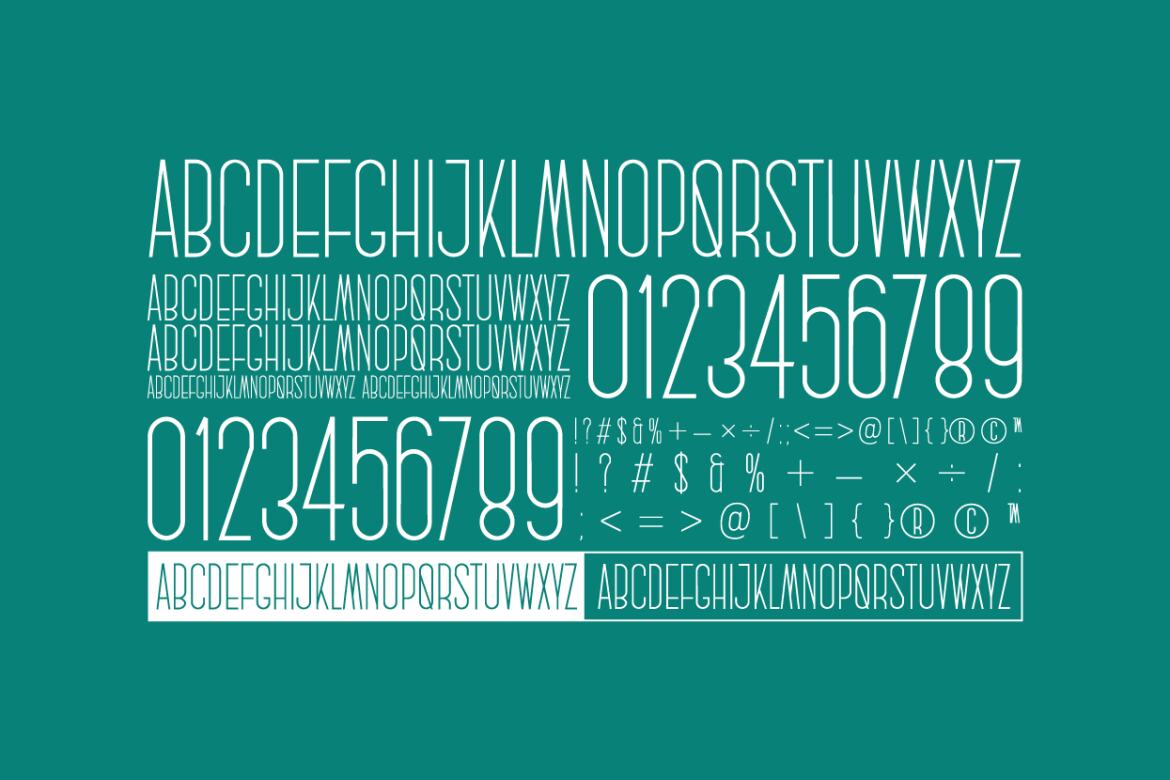 Majanan FREE Sans Serif Condensed alternate