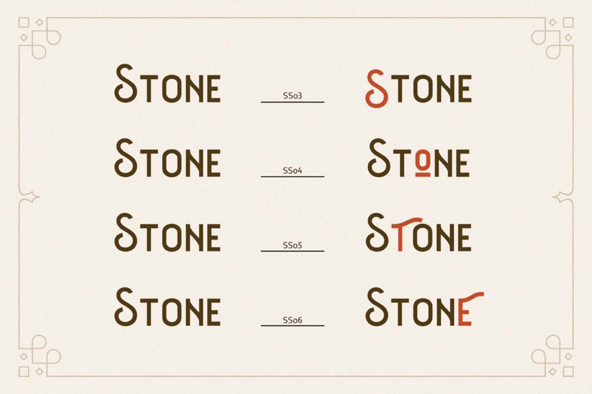 Barra - Vintage Font - view 3