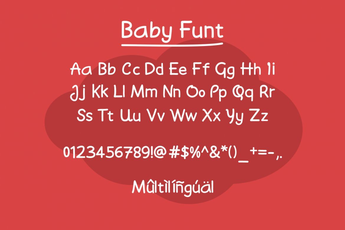 Baby Funt Handwritten Font - view 7