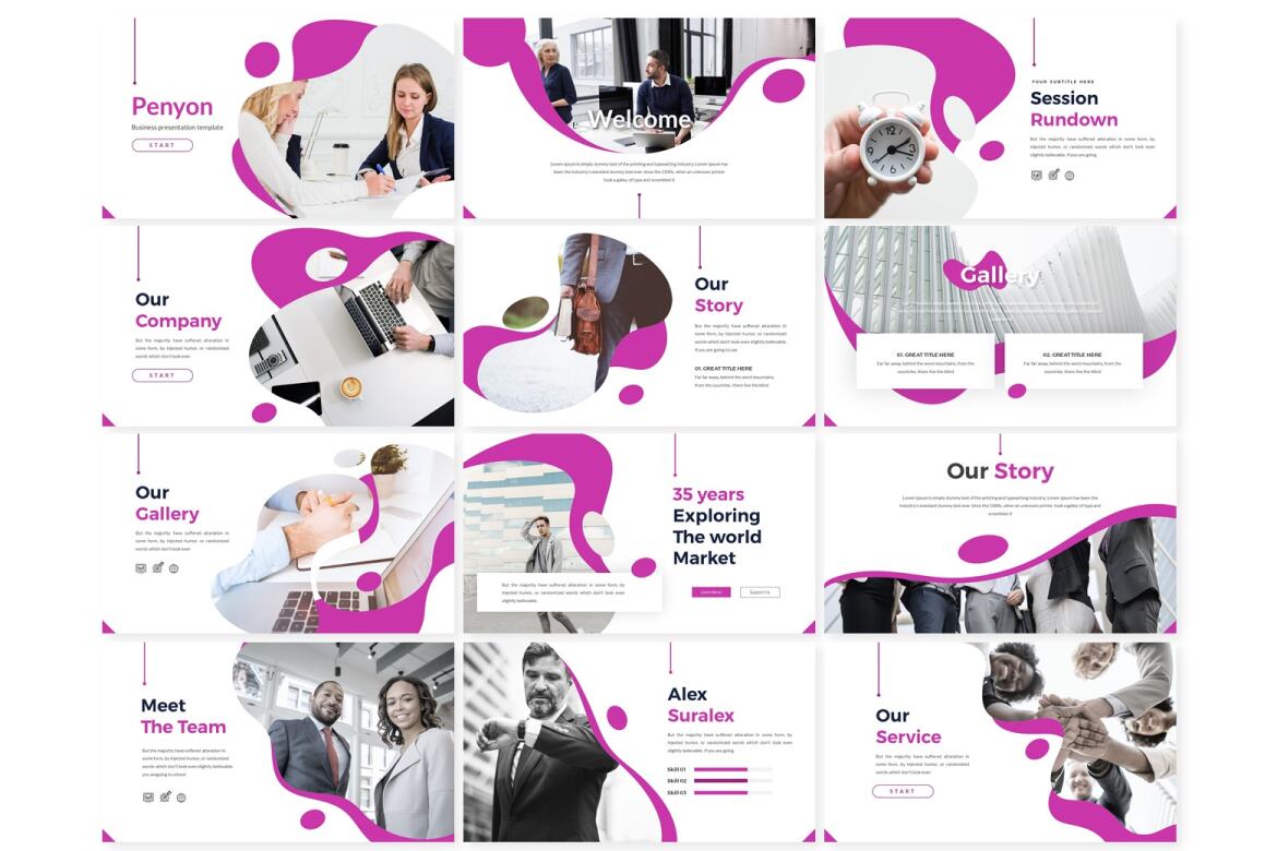 Penyon FREE Power Point Template - view 2