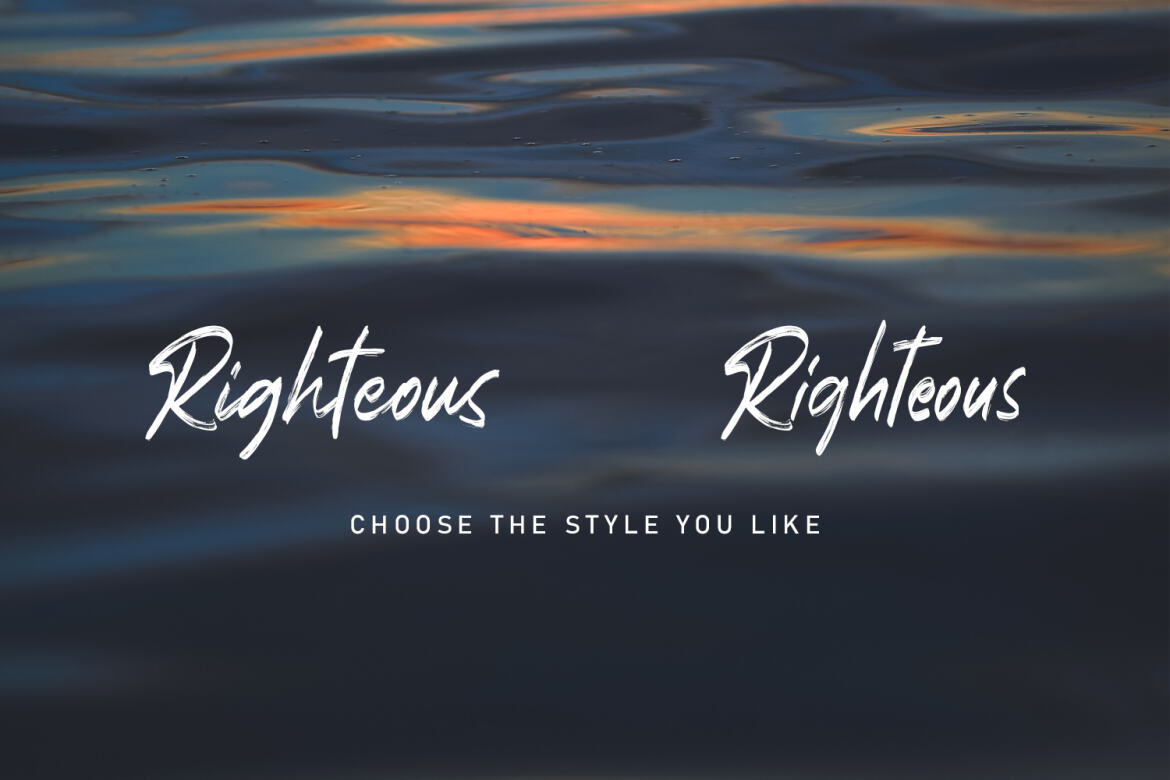 Righteous - FREE Handwritten Typeface alternate