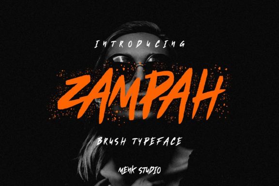 Zampah Brush Font