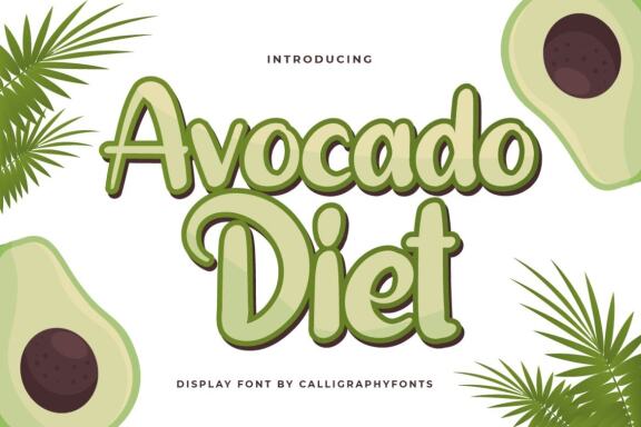 Avocado Diet - Free Font