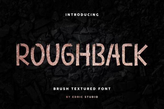 Roughback - FREE Rough Font