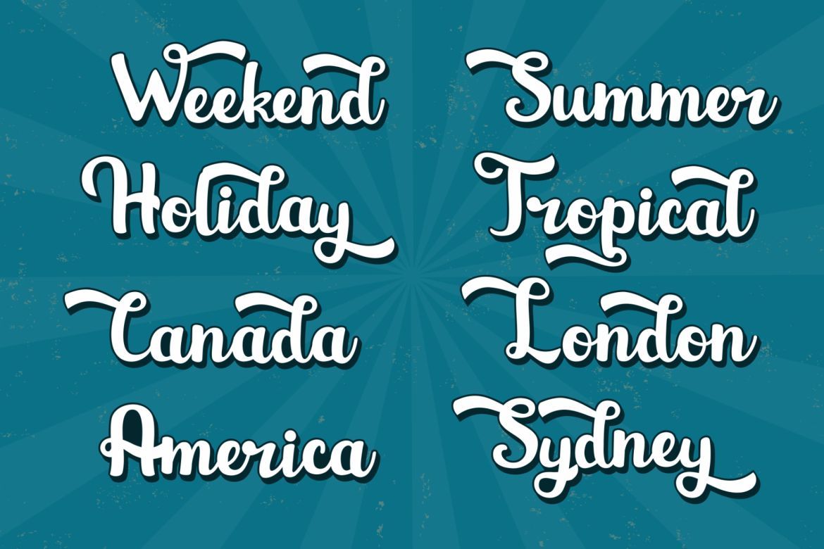 Hansley Bold Script - view 4