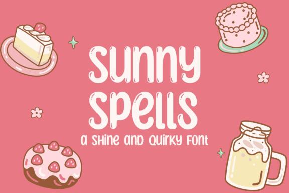 Sunny Spells - a Quirky FREE Font