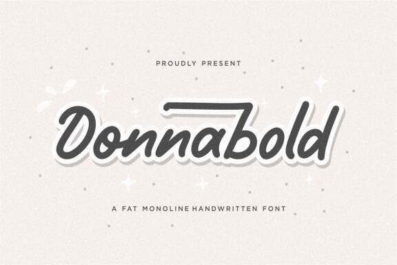 Donnabold - Free Font