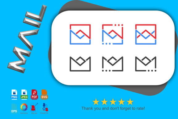 Digi Mail - Free Vector