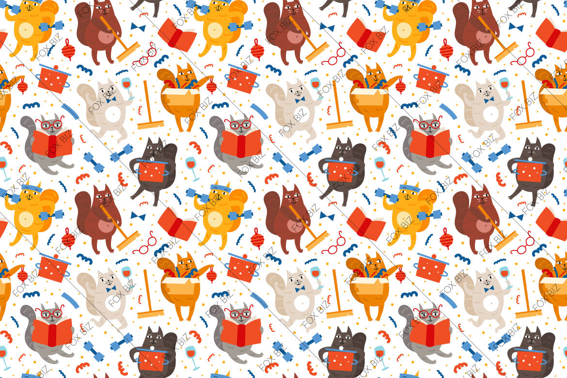 Funny Domestic Cats - FREE Pattern - view 3