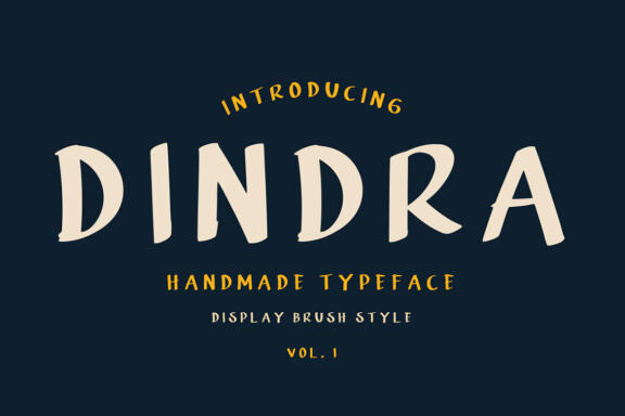 DINDRA REGULAR - Free Font
