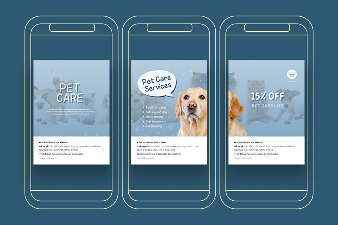 Dogs Pet Puzzle Instagram | Free CANVA Template  alternate