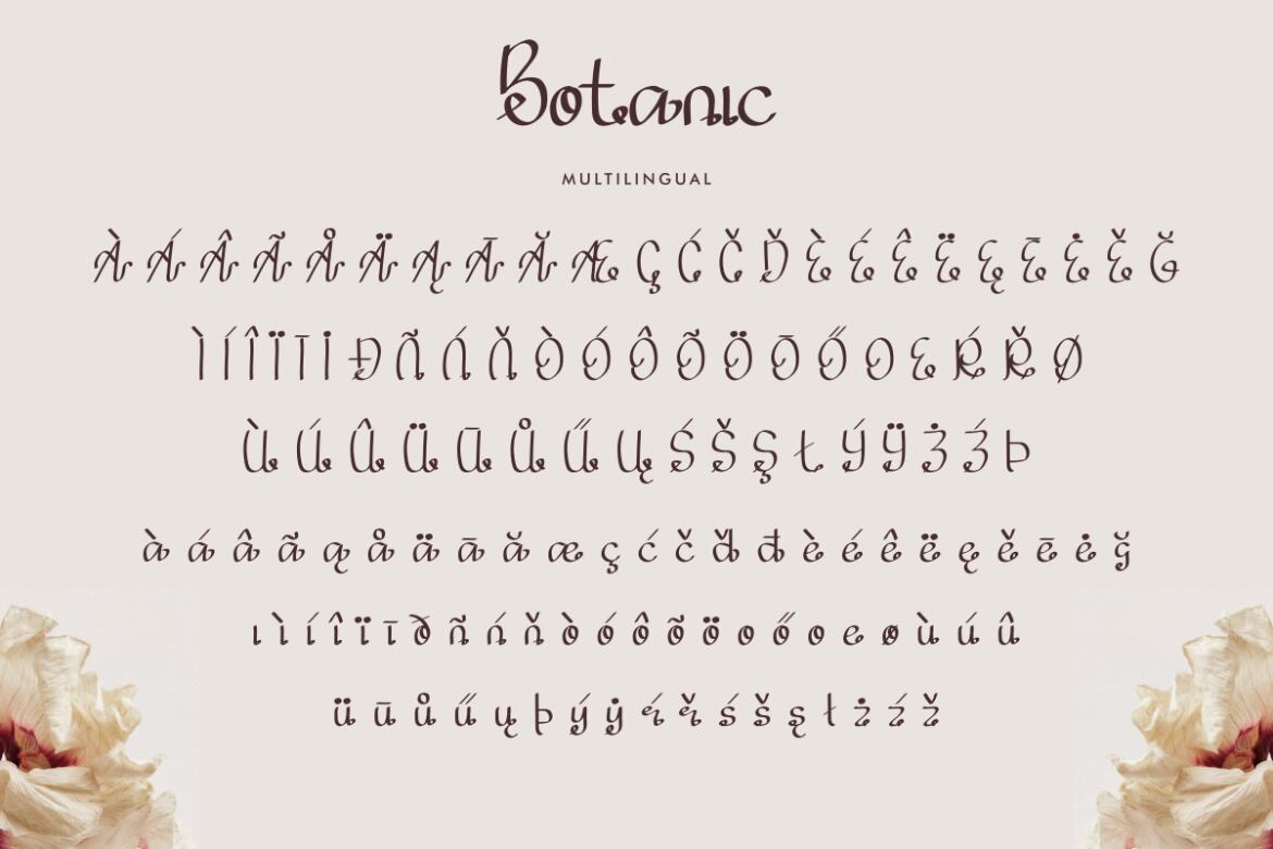 Botanic - Free Font - view 7