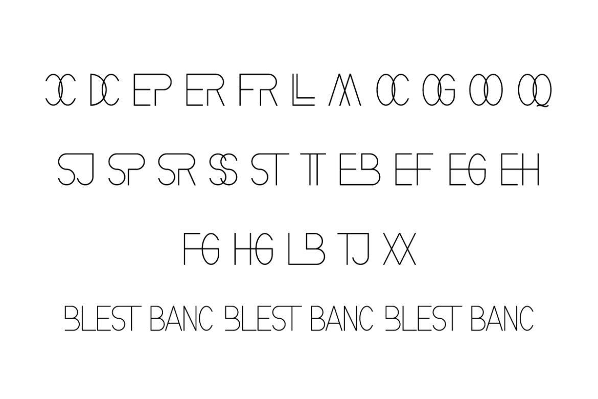 Blest Banc - Free Font - view 7