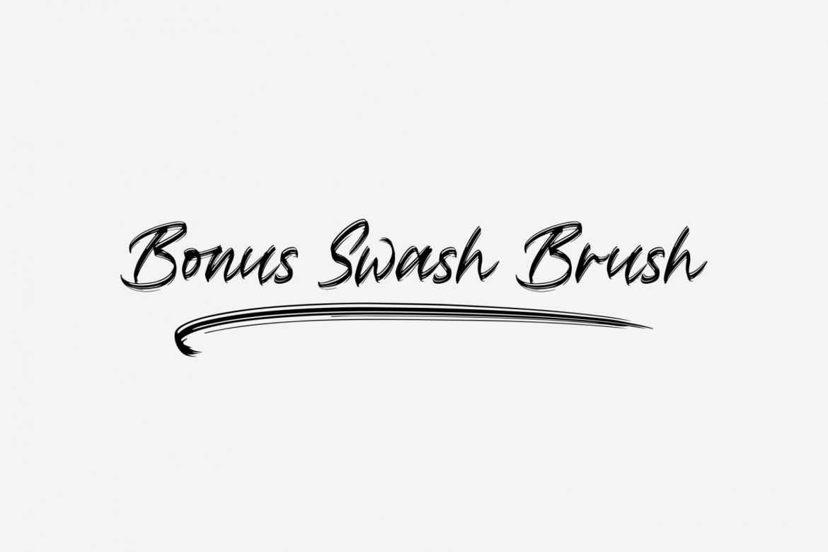 Crushed Brush Script - view 3