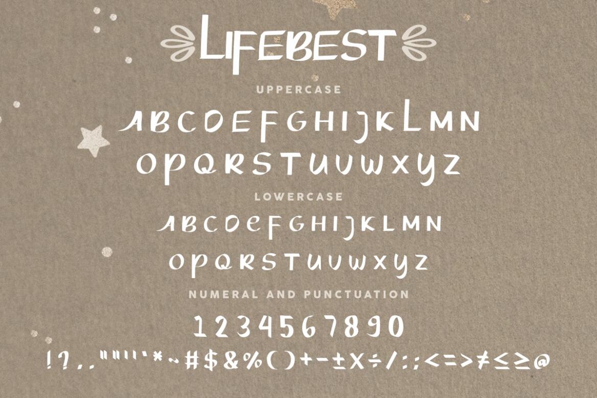Lifebest - Free Font - view 4